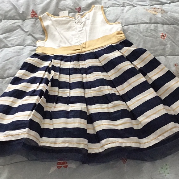 NWT Blue and Gold dress - Picture 5 of 5